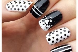 black nails design