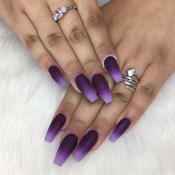 Coffin Nails Inspiration 35 Gorgeous Coffin Shaped Nails