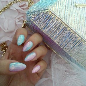 unicorn inspired manicure