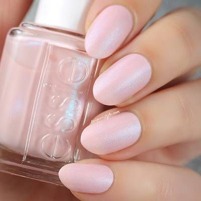 light pink matte nail polish