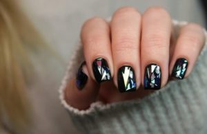 glass gel nail designgs