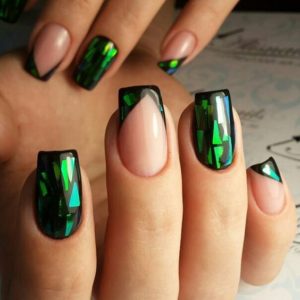 Holographic Emerald Green