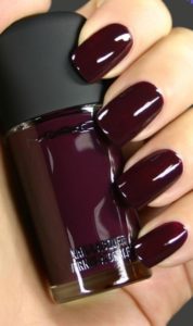 dark burgundy wine nails