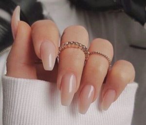 natural nude nails