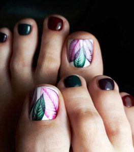leaves toe design