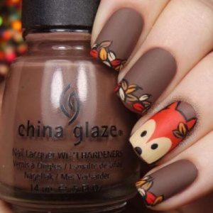 cute foxy nails