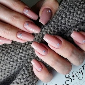 crystal long nails