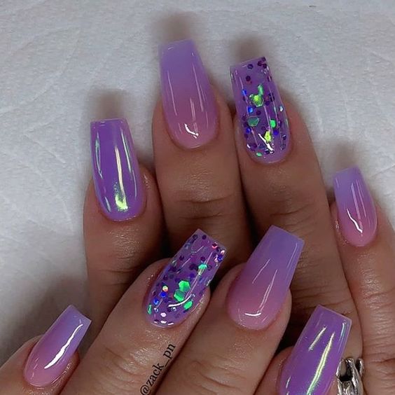 Stunning Purple Nail Designs For 2019