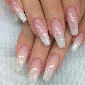 french ombre acrylic nails