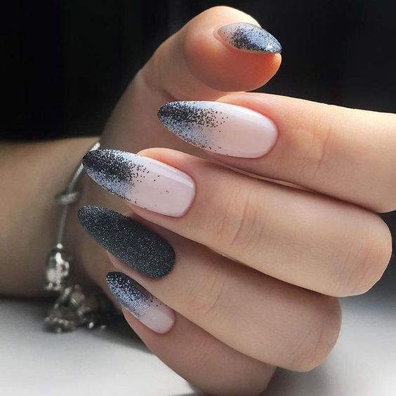 Glitter Ombre Nails 40 Ombre Nail Designs With Glitter