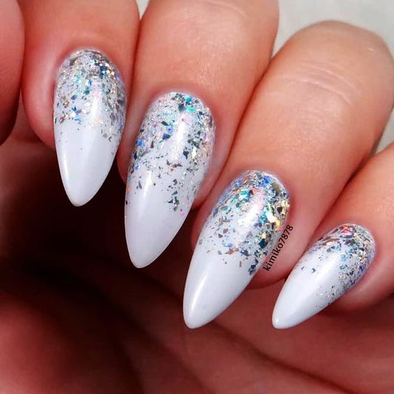 Glitter Ombre Nails 40 Ombre Nail Designs With Glitter