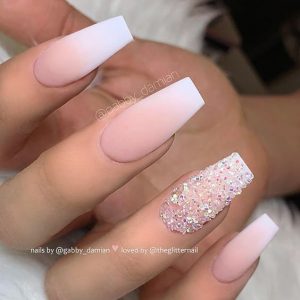 matte ombre french
