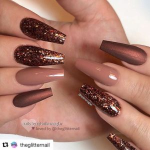 textured brown polishes