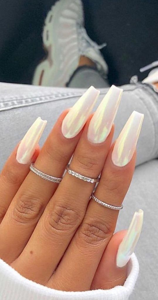 Featured image of post Acrylic Nail Inspo White Halloween nail designs acrylic nail art halloween coffin creepy halloween