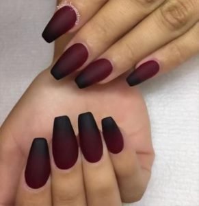 fall dark ombre 