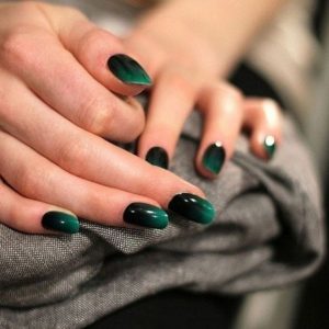 holiday green ombre