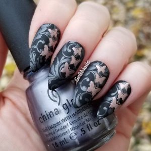 butterfly rose gold stamp