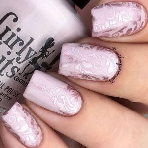 monochrome texture stamp pink
