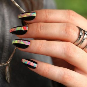 black dyed stripe