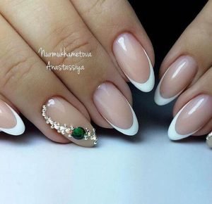 french tip emerald