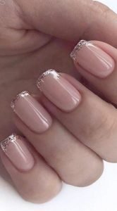 french tip rose gold