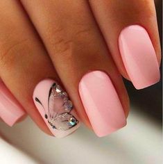 pink butterfly feminine