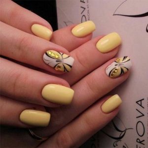 butterfly accent yellow