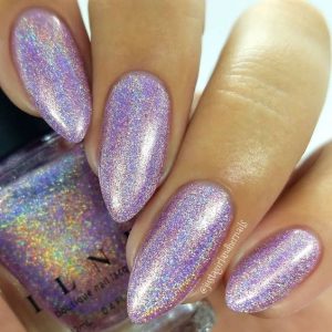 purple iridescent acrylics