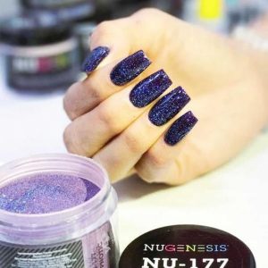 nugenesis dark purple glitter
