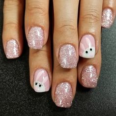 pastel pink easter bunny