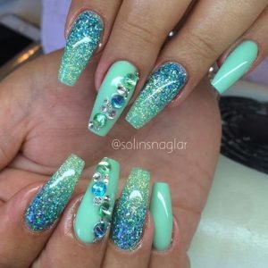 ombre teal shades