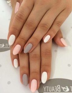pastel white grey pink