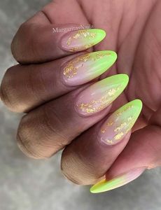 neon tip ombre colors
