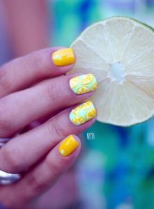 mellow yellow nails