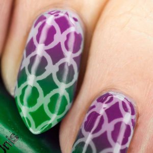 ombre circles pattern