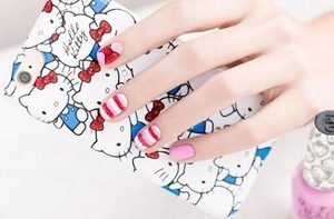 hello kitty nail set