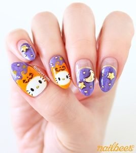 hello kitty nail