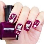 hello kitty nail art