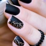 black nail polish