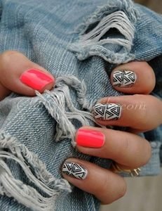 short nails color