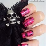 gothic marble nails