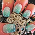 Blizzardy Blue Nails