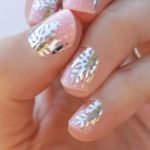 snowflake nail wraps