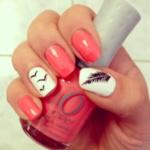 35 Pink And White Nails