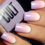 35 Pink And White Nails