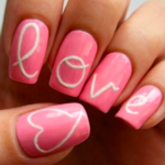 35 Pink And White Nails