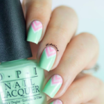 35 Pink And White Nails