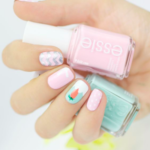 35 Pink And White Nails