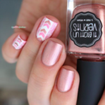 35 Pink And White Nails