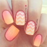 Ombré Chevron Print